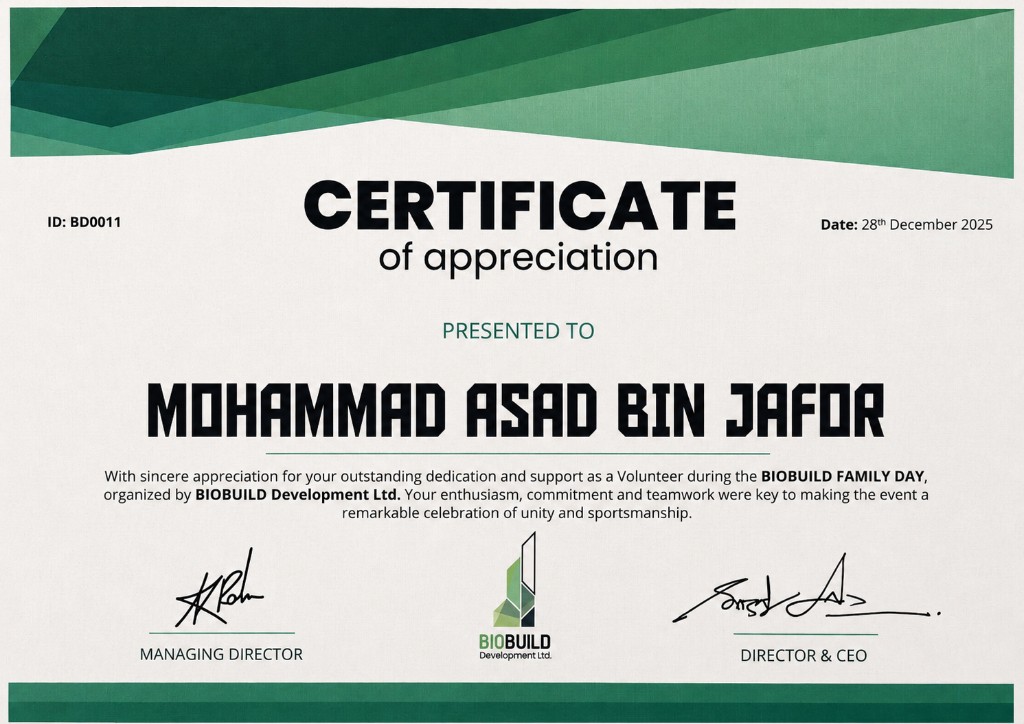 Mohammad Asad Bin Jafor | Full Stack Web Developer & CSE Student