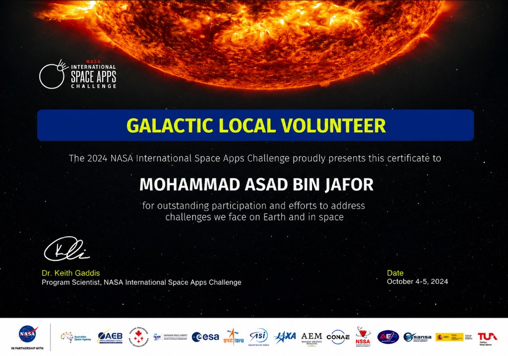 Mohammad Asad Bin Jafor | Full Stack Web Developer & CSE Student
